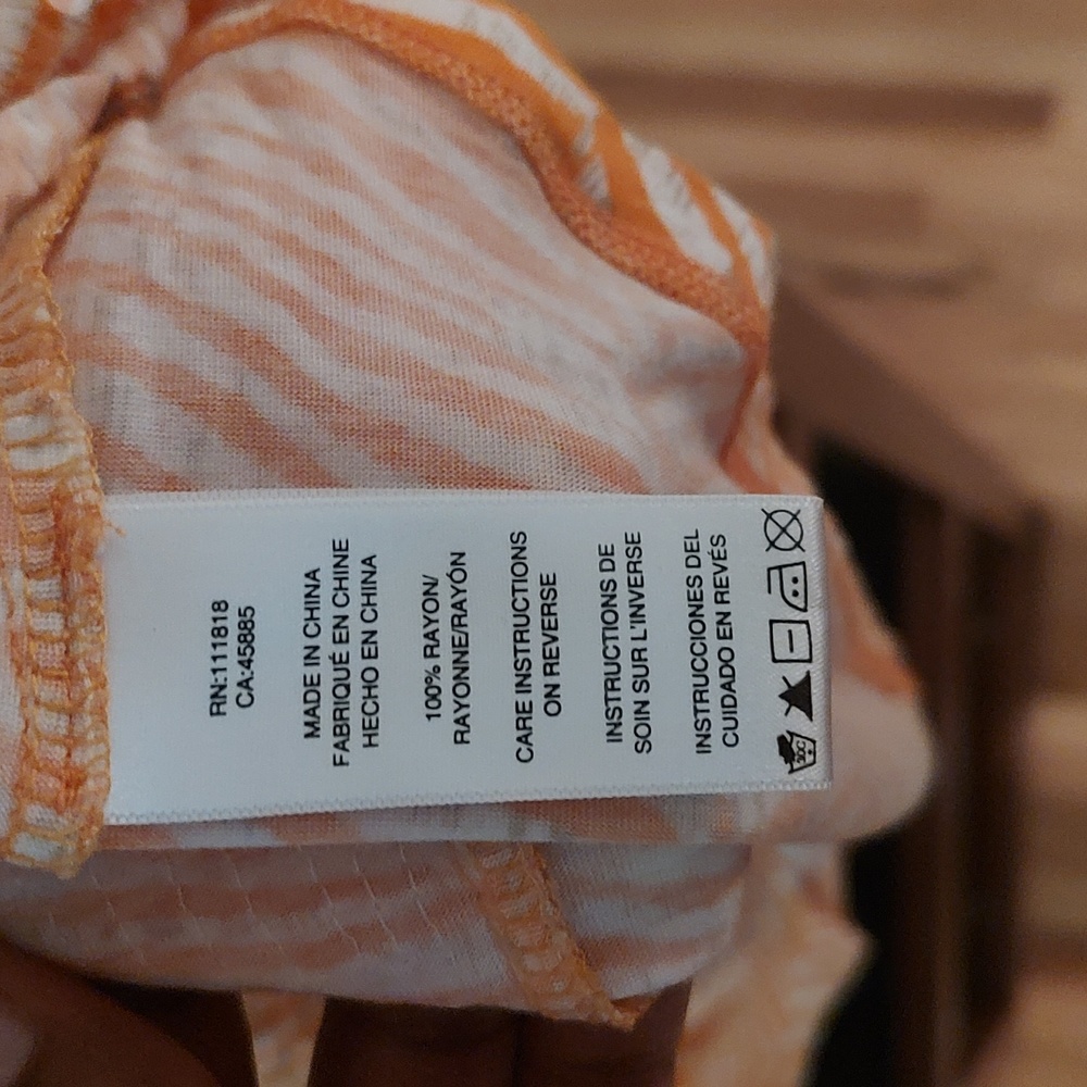 Orange Zebra Pattern Sequined Mk Top - image 4